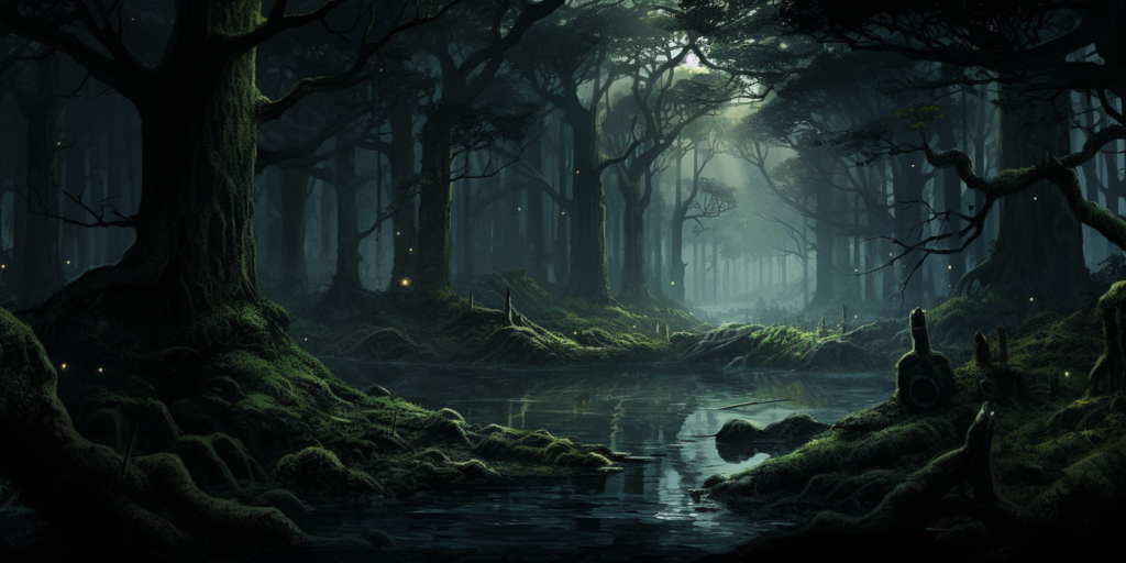 Hanami Woods forest